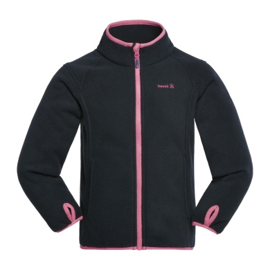 Kamik Fleecejacke Linnea (warm) dunkelblau/rosa Mädchen